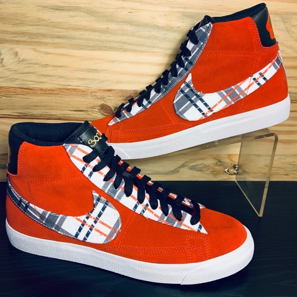 nike blazer plaid